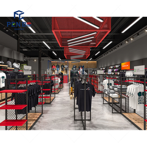 Hiện Đại Thương Mại Thể Thao Cửa Hàng Phù Hợp Đầy Đủ Thiết Lập Hiển Thị Kệ Tùy Chỉnh Thể Thao Cửa Hàng Thiết Kế Nội Thất Cho Hàng May Mặc Hiển Thị - Product Image 3