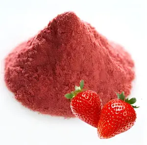 The highest quality pink fine powder freezedried strawberry powder