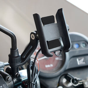 Motorbike <strong>Mobile</strong> <strong>Phone</strong> <strong>Support</strong> Aluminum Cell <strong>Phone</strong> Holder <strong>for</strong> <strong>Motorcycles</strong> With Usb - Product Image 5