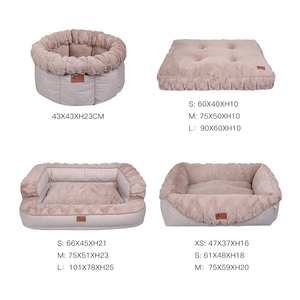 Hersteller Großhandel benutzer definierte Logo Plüsch Hunde bett Haustier Lieferant - Product Image 2