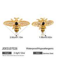 Bracelet de doigt en acier inoxydable abeille, bijoux faits main haut de gamme de niche, bijoux pour femme inaltérables