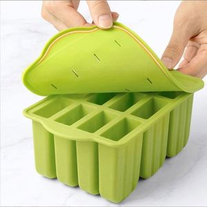 Nouveaux outils de vente chaude pour l'été avec bâtonnets en bois, moules personnalisés en silicone pour mini-sucettes glacées - Product Image 3