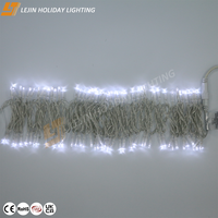 Guirlande lumineuse LED pour décoration de jardin extérieure, Noël, certifiée CE, RoHS, SAA, lumière blanche, étanche IP44, 10 m, garantie 2 ans