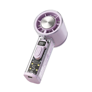 Ventilador Portátil USB con Pantalla Digital, Nuevo Ventilador de Alta Velocidad con 199 Niveles de Turbo, Ventilador de Refrigeración Violento de 199 Velocidades para Uso en Exteriores - Product Image 1
