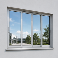 Ventanas Corredizas Personalizadas para Balcón, con Rotura de Puente Térmico, de Aluminio y Vidrio Templado, Horizontales, Resistentes a Huracanes