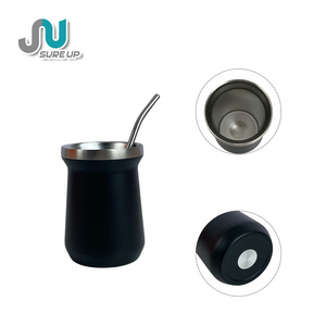 Ensemble cadeau d'entreprise personnalisé et ensemble de yerba maté en acier inoxydable avec thermos, boîtes à thé et gobelets en acier inoxydable - Product Image 3