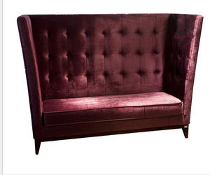 011 Retro bar cabina sofá pequeña taberna música bar zona de asientos asiento té de la leche cafetería barbacoa restaurante hogar sofás - Product Image 6