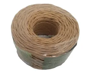Brown twisted papier touw 2mm 150 voeten lengte papier touw gebruikt voor cadeau verpakking