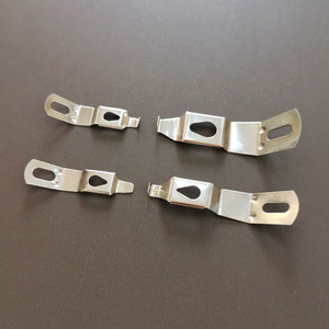 Clip à ressort pour panneau arrière de cadre photo, plaque de pression en alliage d'aluminium avec crochet pour accessoires de quincaillerie de présentoir de meubles - Product Image 1