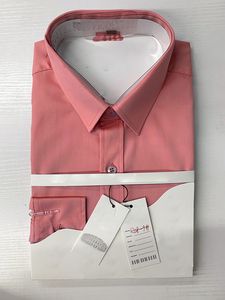 Vente directe d'usine Chemise sans repassage à manches longues de style britannique Robe d'affaires solide Chemise personnalisée décontractée pour hommes - Product Image 6