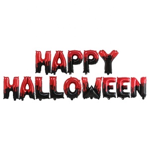 16 pulgadas <span class=keywords><strong>feliz</strong></span> halloween carta alfabeto suministros de decoración de Navidad de parte de helio globos banner - Product Image 2