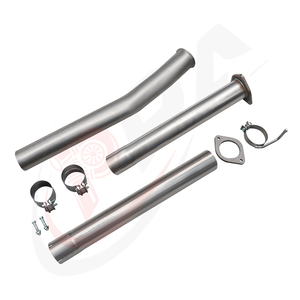 4 "Ford 6.7L 2011-2024 F250 350 yarış borusu - Product Image 3