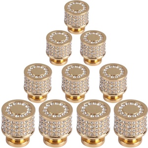 Cosin kolu MLP50 topuzu mobilya donanım kare veya yuvarlak cam kristal lüks kolu topuzu - Product Image 4