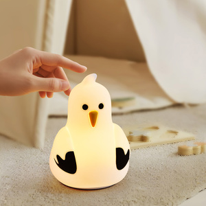 Seagull LED 7-Màu Mini Có Thể Sạc Lại <span class=keywords><strong>USB</strong></span> Màu Sắc Thay Đổi Độ Sáng Silicone Nhỏ Ánh Sáng Ban Đêm Cho Trẻ Em Phòng Ngủ Trang Trí - Product Image 5