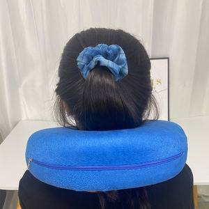 Oreiller en forme de U en mousse à mémoire de forme portable à rebond lent Oreiller de voyage ergonomique, respirant et doux pour le cou - Product Image 5