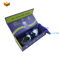 Coffret cadeau de luxe en carton rigide pour lunettes de soleil et lunettes de vue avec logo personnalisé et couvercle rabattable