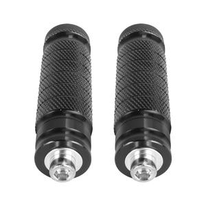 Repose-pieds arrière antidérapants moletés de 8 mm usinés CNC pour passager de moto YAMAHA Honda Ducati Aprilia - Product Image 6