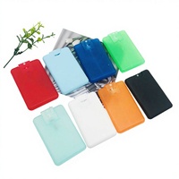 En stock, atomiseur de parfum portable multi-usages de 20 ml, carré, rectangulaire, tendance, plat, mini vaporisateur d'alcool, flacon de désinfectant pour les mains