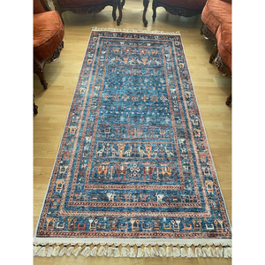 Ensemble de tapis modernes en coton de couleur unie pour la maison et le salon en peluche tissée avec des caractéristiques multi-usages - Product Image 2