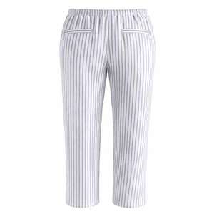 Fornitore di Alta Qualità di Pantaloni da Donna, Pantaloni in <span class=keywords><strong>Lino</strong></span> su Misura <span class=keywords><strong>a</strong></span> <span class=keywords><strong>Righe</strong></span>, Abbigliamento Elegante per Donne - Product Image 3