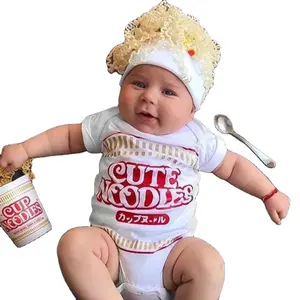 재미 유아 키즈 모자 인스턴트 국수 곱슬 머리 가발 모자 니트 비니 어린이 아기 모자와 모자 액세서리 사진 소품