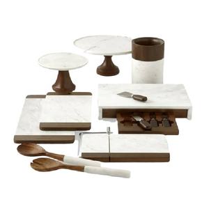 Tabla de cortar comida de bambú y queso, utensilios de cocina, diferente forma, madera de mármol, tabla para picar/queso - Product Image 6