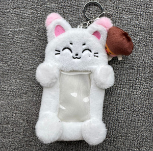 ที่ใส่บัตร/บัตรประจำตัวลายแฟนคลับวง Enchin (PU-NI NOXSTAR) จุงวอนและเจย์ ที่ใส่บัตรแบบตุ๊กตาพร้อมพวงกุญแจ - Product Image 5