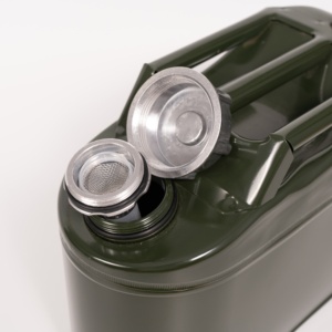 Bidon à carburant vertical portable YINXIN résistant à la corrosion, en tôle laminée à froid, avec bouchon d'étanchéité, capacité 10L, pour travaux de construction en extérieur - Product Image 3