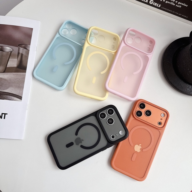 Skin Friendly TPU+PCmagnetic Phone Case for 17 18 Pro Max Plus Luxury Shockproof Full Drop Protection Cover Compatible Wireless