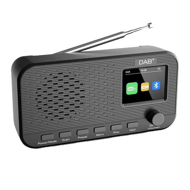 New Portable DAB Digital Radio for Speaker Digital Display  Large-capacity Battery Long Battery Life Direct