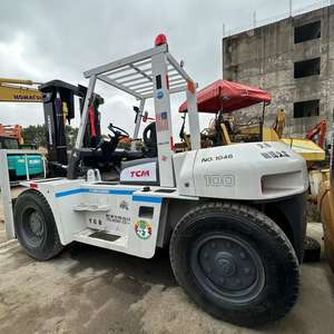 Chariot élévateur TCM d'occasion fabriqué au Japon FD100Z8, entretien facile, haute performance, à vendre, capacité de levage 10T, modèles FD100 FD70 FD50 - Product Image 2