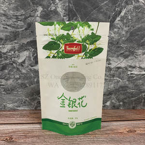 Material laminado <span class=keywords><strong>de</strong></span> grado alimenticio, papel blanco, alforfón, flores secas, té perfumado, bolsa <span class=keywords><strong>de</strong></span> embalaje <span class=keywords><strong>de</strong></span> plástico con ventana - Product Image 1