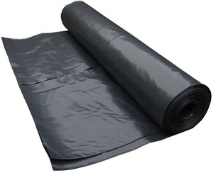Película de plástico para constructores, plástico negro de polietileno de 200 Um, película de construcción de plástico de 10X100, película de Plástico LDPE reciclada para construcción - Product Image 2