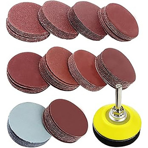Sanding Discs 50mm 2in Adhesive Backed <b>Foam</b> <b>Pad</b> With Mandrel For Grinding Polishing Tools - Product Image 3