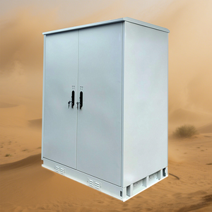 Tủ điện tử & thiết bị ngoài trời chống nước 24U IP55 hai ngăn, tích hợp trạm gốc 5G tốc độ cao, làm bằng thép - Product Image 6