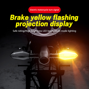 Feu de signalisation avant de moto à projection, étanche IP67, LED colorée super lumineuse, feu arrière d'avertissement de haute qualité 12V-24V - Product Image 6