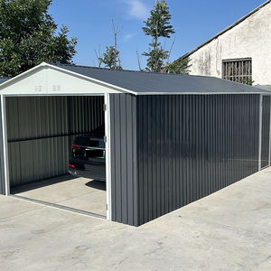 Abri de jardin moderne en métal avec structure en alliage d'aluminium <span class=keywords><strong>et</strong></span> <span class=keywords><strong>bois</strong></span> traité sous pression - Product Image 4