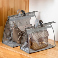 Promotion Choc : Sacs Antipoussière Transparents pour Sacs à Main et Organisateur Suspendu à Fermeture Éclair pour Sacs à Main