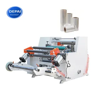 High speed kraft paper blank label slitting machine with round cutters
