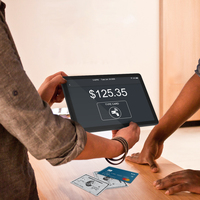 11 inç taşınabilir POS Kiosk restoran Tableside sipariş ödeme menüsü Tablet ön NFC ve şarj standı otel Tablet