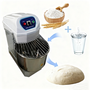 Nueva Amasadora Industrial Espiral de Acero Inoxidable de Grado Alimenticio con Velocidad Ajustable para Hornear Pasteles y Pan - Product Image 6