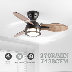 Ventilador de Techo de 42'' con Montaje Empotrado, Gran Flujo de Aire, Control Remoto, 3 Temperaturas de Color, Silencioso, de Perfil Bajo con Luz - Product Image 6
