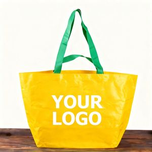 Sac de courses réutilisable, sac écologique recyclé, sacs en tissu non tissé PP, sac de shopping en tissu non tissé laminé avec logo imprimé personnalisé - Product Image 2