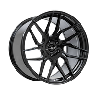 Velg Kawat Multi-Spoke Emas 16 Inci 5x130mm dari Aluminium Alloy Tempa Cekung Kustom, Baru, Universal