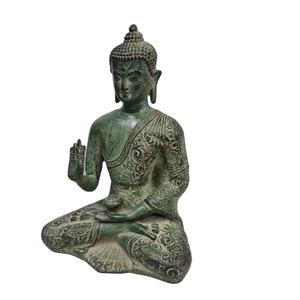 Brass Idol Medicine Buddha Home Decor <b>Statue</b> Museum Style Spiritual Tibetan Buddhism Figurine - Product Image 1