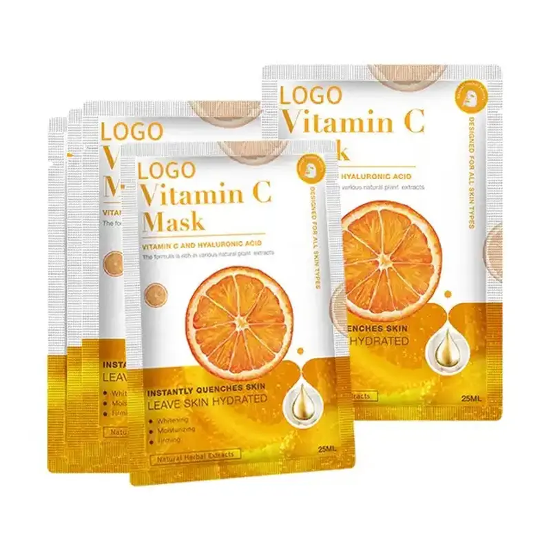Private Label Collagen Face Pack Organic Moisturizing Face Care Facial Vegan Fruit Vitamin C Serum Face Mask