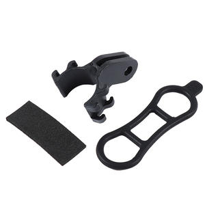 Support de fixation pour éclairage de vélo Anker, en résine plastique noire, installation facile pour éclairages de vélo et numéros de course - Product Image 2