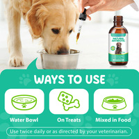 Antibiótico Natural para Perros en Gotas Líquidas, Antiinflamatorio, Antibacteriano, Antiviral, Antifúngico, Suplemento Dietético para Mascotas, 60 ml