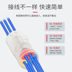 Bloc de connexion rapide Wtrees, connecteur enfichable 2,5 mm pour connexion de fils, série 724 - Product Image 2