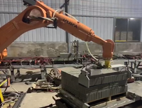 Robot industriel KUKA, charge utile de 120 kg, portée de 2700 mm, manipulation de briques, pierres, bois, palettisation, favori des usines de construction